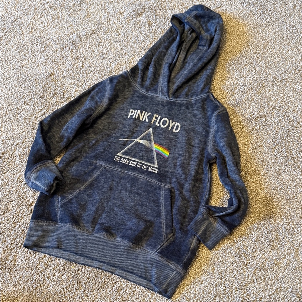 Pink Floyd Kids Dark Blue Hoodie by Junkfood